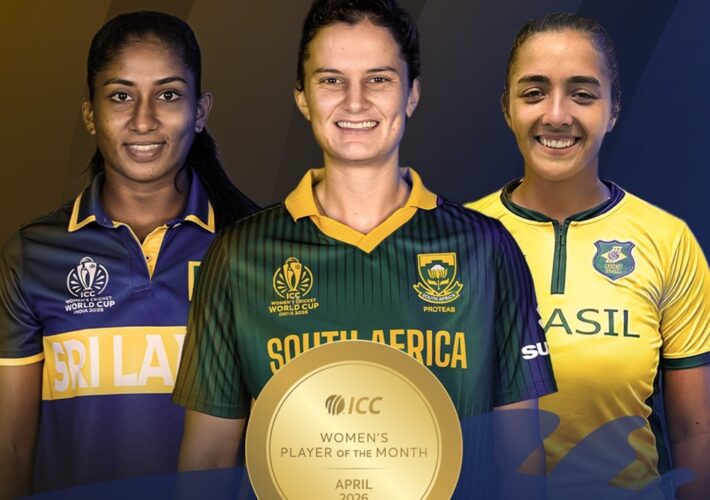 ඉමේෂා දුලානි ICC අප්රේල් මාසයේ ක්රීඩිකාව සම්මානයේ අවසන් තිදෙනා අතරට