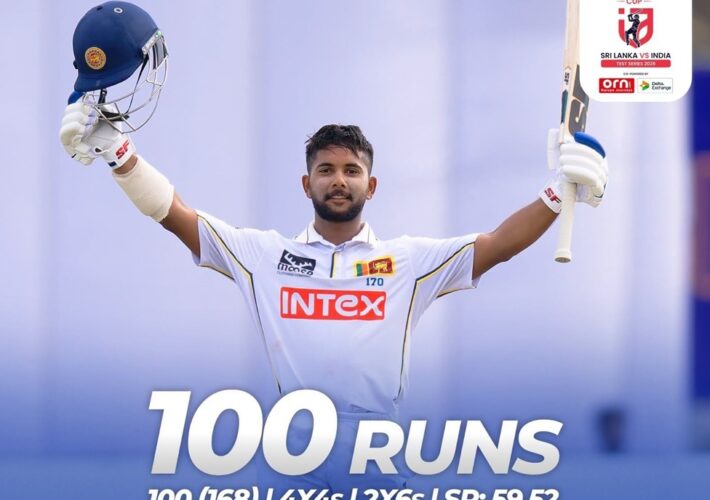 ශ්‍රී ලංකාවේ පළමු ඉණිම ලකුණු 283කට සීමා වෙයි – සොනාල්ගෙන් සුපිරි ශතකයක්