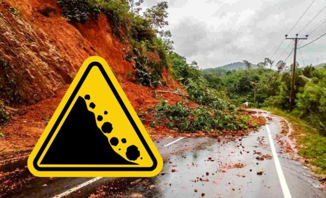 දිස්ත්රික්ක 05කට නායයෑමේ පූර්ව අනතුරු ඇඟවීමේ නිවේදනයක්