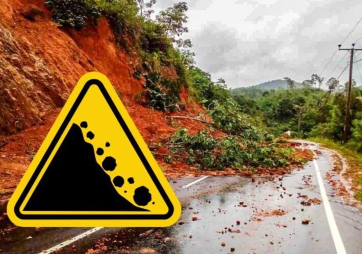 දිස්ත්රික්ක 05කට නායයෑමේ පූර්ව අනතුරු ඇඟවීමේ නිවේදනයක්
